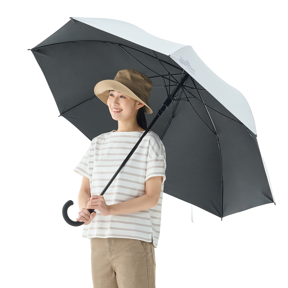 ソーラーブロック日傘・ワイド（晴雨兼用）