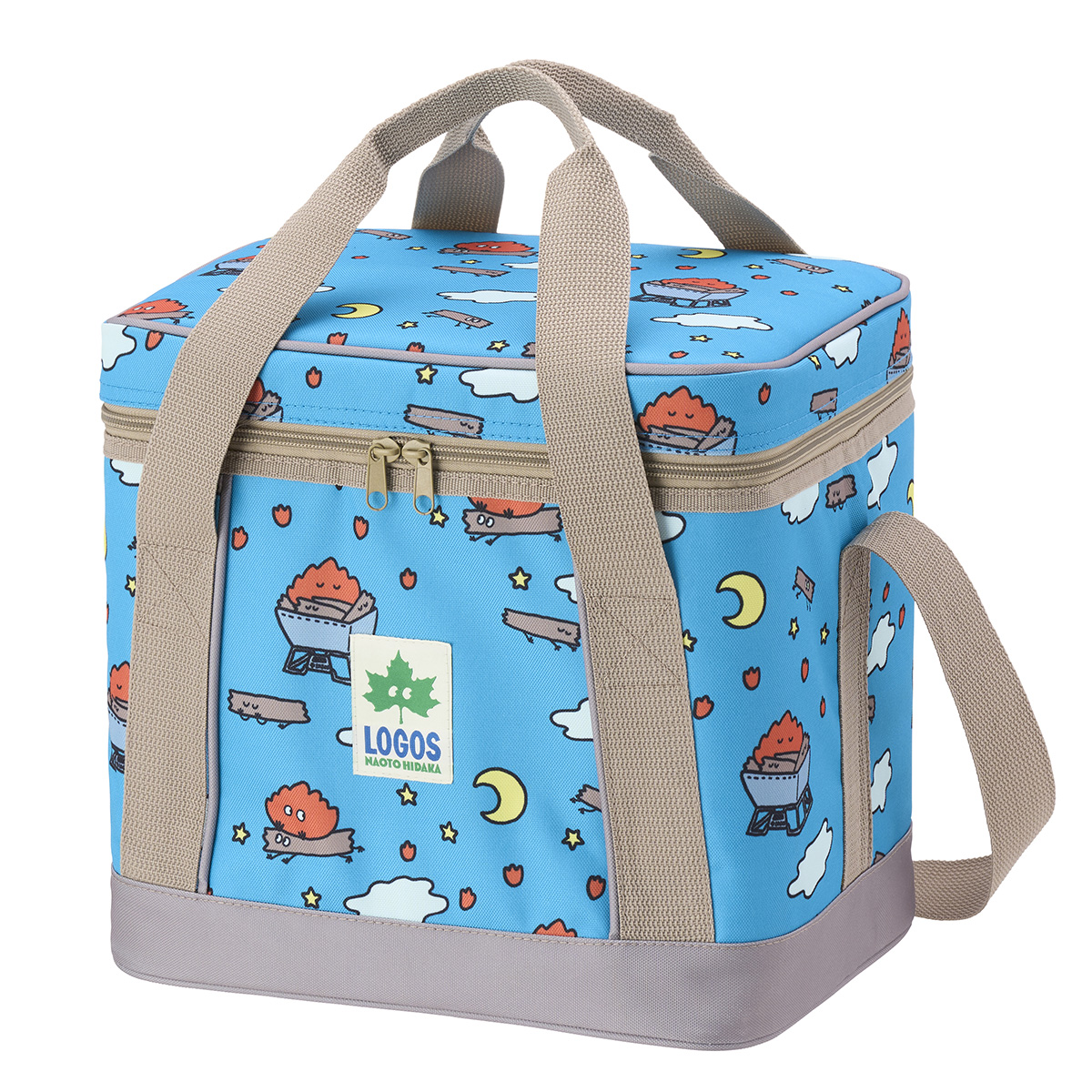 氷点下パック抗菌・デザインクーラーM（ロゴスのえほん・火くん）