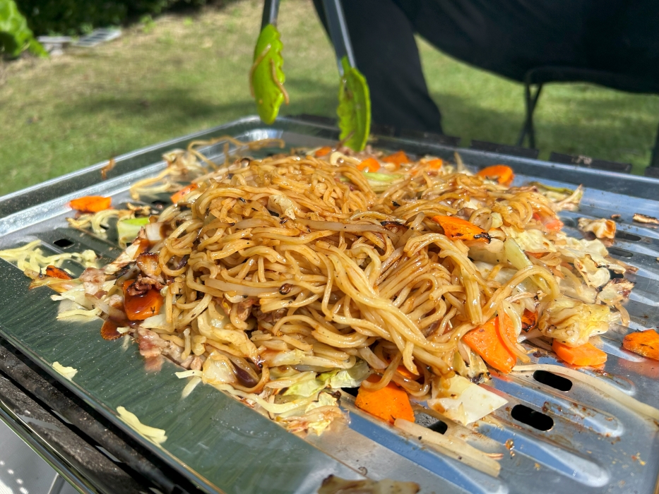 スモーク焼きそばを作ろう！